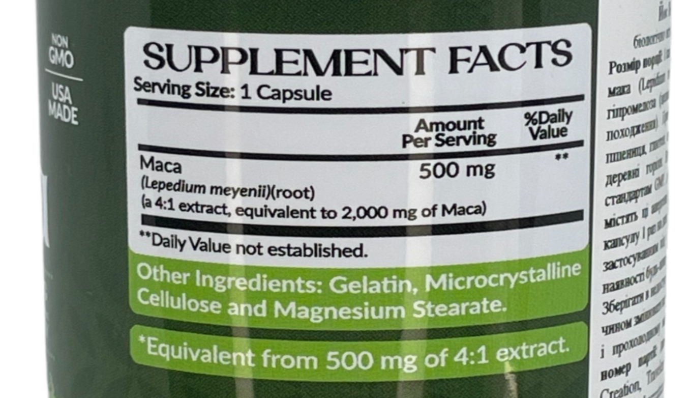 Maca 2000 mg